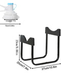 Water Dispenser Stand For 3 To 5 Gallon Bottles Heavy Duty Iron Rack With Non Leak Fast Flow Spout Valve size dimensions