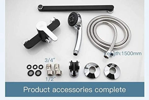 MXJCKSOQ Kitchen taps 1 Set 340mm Outlet Pipe Bath Shower Faucet Brass accessories including hoses and connectors.