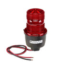 Low Profile LED Warning Light Red For 120VAC Industrial Grade With IP66 IP69K Type 4X Enclosure PLC Compatible UL Listed CUL Certified 8.2 Joules Output 100,000 Hour LED Life Model LP3PL120R