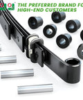 Heavy Duty Golf Cart Rear Leaf Spring Kit With Complete Bushings And Sleeves For Ezgo Txt Gas Electric Carts 1995 2013 close-up of components.