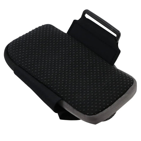 Non Slip Battery Cover Frame Bag For Electric Dirt Bikes 7.8 Inch Storage Pouch, black, anti-slip material, top view.