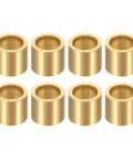 Premium Eight Piece Sintered Bronze Sleeve Bearings With Self Lubricating Cores And Wide Temp Tolerance, 12Mm x 15Mm x 35Mm.