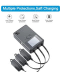 Fast USB Battery Charging Hub For Mini 3 Pro Drone, 3 Port Parallel Charger with protective features, charging three batteries