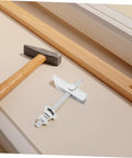 Heavy Duty Toggle Bolts For Drywall With Wing Nuts, Metal Hollow Wall Anchors, aircraft screw technology next to a hammer