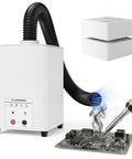 D5 Laser Engraver Air Purifier For P1 5W Mini Smoke Purifier with flexible hose absorbing smoke from soldering on circuit board