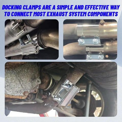 2.25 Inch Stainless Steel Exhaust Clamp Band for butt joint pipes on vehicle exhaust system connectors