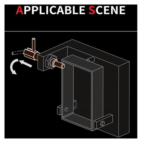 Sturdy Hand Retractable Indexing Bolt With Long Stroke L Handle And Secure Lock shown in an applicable scene for machine setups.