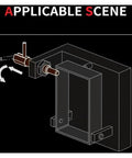 Robust Rock Solid Indexing Plunger Pin With No Sweat Hand Retraction And Secure Positive Lock Long Stroke Coarse Grip in use on heavy machinery.