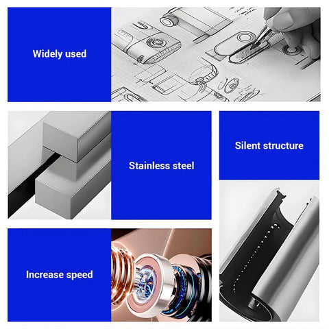 Heavy Duty Linear Guide Bushings With Dual Rubber Seals And Double Cut Edges delivering slick glide motion, showcasing stainless steel material.