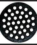 Cast Iron Drain Strainer Cover 8.875 Inch Epoxy Coated Heavy Duty Cast Iron With Durable Sealed Fit Loose Drain COVR CI 846 S19PK Replacement Part
