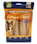 CareChewz Collagen Rovers Dog Chew Treats 9 Inch Chicken Flavor USA Made Pack Of 6 Beefhide Derived Chews package