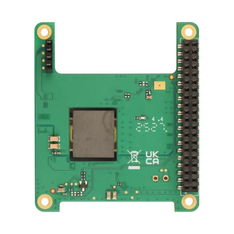 PoE Plus Hat Module Delivers 20W Output In Tiny Form Factor For Hardware Projects From Networking Cameras To Smart Home Controllers And Industrial Automation, Reducing Wiring Clutter With Flexible Power Over Ethernet on green circuit board