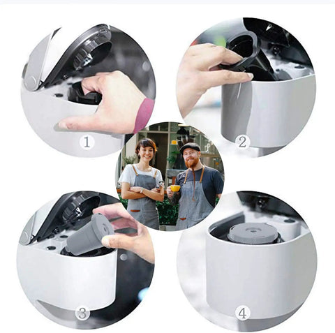 Reusable K Cup Compatible Coffee Pods For Single Serve Machines, BPA Free, Eco Friendly Refill For Classic 1.0 Brews, Brew Coffee Or Tea Hassle Free, Dishwasher Safe, Fits K Classic And K Mini Series, 3 Pack