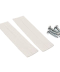 K 5167 36 Inch Steel Reinforced White Vinyl Push Bar For Hinged Swinging Screen Doors screws and double-sided tape