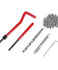 Top Notch 30 Piece Thread Repair Insert Kit With Precision Wire Helicoils For Stripped M5 Bolt Holes In Steel Cast Iron And Aluminum Engine Blocks Auto Shop Essential with drill bit, tap and insert tool