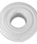 Clear braided PVC vinyl tubing, 1 in ID, 25 ft long, heavy-duty