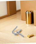 Heavy Duty Stainless Steel Swinging Door Hinge Workhorse Self-Closing For Double Swing Cafe Doors Bidirectional Opening Easy Install Durability For Commercial Kitchens on wood floor