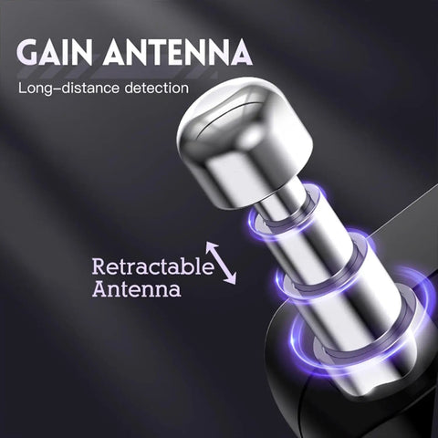 Hidden Camera Detector With Anti Spy RF Signal Scanner And Lens Finder Portable One Hand Operation 5 Level Sensitivity Bug Detector For GPS Trackers Ideal For Travel Hotel Home And Office Security retractable antenna