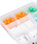 Hands On Chemistry Molecular Model Kit For Building 3D Carbon Hydrogen Oxygen Nitrogen Structures, kit pieces with color-coded balls
