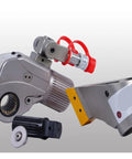 Heavy Duty Square Drive Hydraulic Torque Wrench With 360 Swivel Fittings And Precision Machined Stainless Steel close-up showing detailed fittings and swivels.
