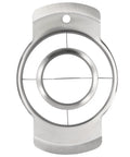 Top view of Pomegranate Must Have Deseeder And Pulp Separator Set in 304 stainless steel with anti-slip base for effortless fruit prep.