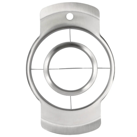 Top view of Pomegranate Must Have Deseeder And Pulp Separator Set in 304 stainless steel with anti-slip base for effortless fruit prep.