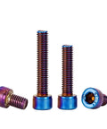 Burning Blue Stainless DIN912 Hex Socket Cap Head Screws Kit M3 To M10 SUS304 55mm 1600 Pcs 6 Sets Outdoor Marine Auto Trim Hardware Dope Finish For Bikes And Custom Builds