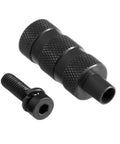 Gonna Be Your Ultimate Upgrade To The Side Charging Bolt Extended Handle Knob All Steel Knurled Grip With 10 32 Thread Screws And Washers Heavy Duty Black Finish Rock Solid Build, featuring black steel knob and screw.