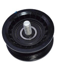 Rock Solid Hyundai V Ribbed Drive Belt Tensioner Idler Pulley Kit For Smooth Engine Runs Long Lasting Performance And Easy Install Direct Replacement black pulley with threaded bolt