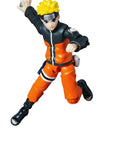 Naruto figure from Naruto Shippuden Kurama And Naruto Dual Figure Model Kit, 263-Piece Set, shown in dynamic pose, 7.09 inches tall.
