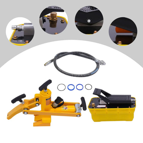 Heavy Duty Hydraulic Foot Pump With Pedal Control And 70 MPa Pressure For Ram Cylinders And Garage Builds Built Like A Tank For The Daily Grind Gets Results Fast