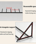 Heavy Duty Life Vest Rack Two Tier Metal Storage Holder For Pool Equipment showing stable triangular support and reasonable spacing.