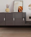 2-Piece Aluminum Cabinet Handles In White Finish For Kitchen Cupboards And Dresser Hardware on dark cabinet doors
