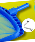 5 Pack Stainless Steel V Shaped Pool Pole Clips With Easy Push Button Snap Attachments for secure net installation