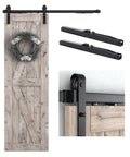 Sliding Barn Door Hardware Kit With Soft Close For 5 To 10 Ft Doors, Ultra Quiet And Smooth Operation, Invisible Track Design