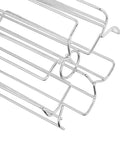 Close-up of sleek metal frame of Metal Coffee Pod Storage Rack For Easy Grab And Go Capsule Organization Iron Construction Sleek Modern Capsule Holder Stand For Home Office Or Shop Great For Kitchen Counters