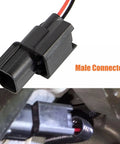 Honda VCM Disable Kit Harness For 3.5L V6 Engines That Fits Pilot Accord Ridgeline Odyssey And Acura SUVs With VCM Reduces Oil Consumption And Keeps Your Ride Smooth, showing male connector detail and installation.