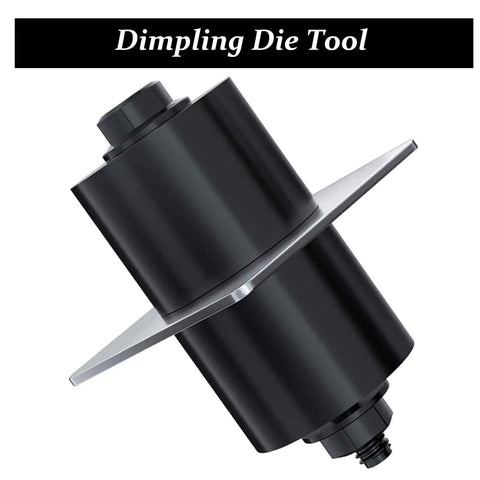 Beefy Dimple Die Tool For Dzus Fasteners In Metal Fabrication, Quick Turn And Quarter Turn G8 Hex Head Bolt Nut, Black Oxide Finish