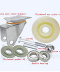 3 Inch Heavy Duty Nylon Casters 4 Pack Swivel Wheels With Brakes For Furniture And Carts Built Hella Tough components including steel bracket.