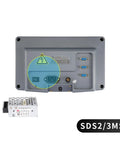 Back view of Three Axis Digital Readout DRO Kit With 0.005mm Resolution showing input ports for Milling Machine Lathe and CNC.