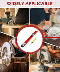 Heavy Duty Aluminum Circular Saw Guide Rail For 12-Inch Saws Precision Adjustable Base in diverse woodworking applications