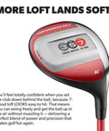 357 Fairway Hybrid 21 Degree Loft For Seniors Right Handed Delivers Distance Of A 3 Wood With The Ease Of A 7 Wood club head close-up