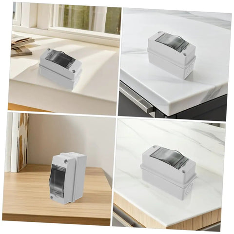 Weatherproof Electrical Junction Box With Transparent Cover For Outdoor Industrial Control Panels And Power Enclosures, IP65 Rated