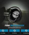 Close-up of installed Gas Cap Replacement For Dodge Challenger 2011 2019 Fuel Tank Cap 52030389AA 52030389AB 68139752AA