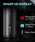Handheld Cordless Car Vacuum With 21000 Pa Suction Power For Quick Cleanups At Home Car Office And Pet Hair Includes Multi Nozzle And Washable Filter Everyday with smart HD display showing high and low working times.