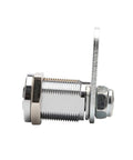 Side view of Heavy Duty Cam Lock 5/8 Inch Dimple Key Lock for Cabinets and Secure Storage, chrome plated diecast alloy
