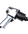 Grizzled Mechanics Love This 1/2 Inch Air Hammer Kit Badass Pneumatic Impact Wrench Handheld Air Powered Driver side view with grip