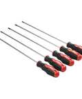 Cool Extended Long Blade Screwdriver Kit With 5 Torx Bits And Magnetic Tips For Auto Repair Electronics Reach Deep Recessed Screws, 400mm steel
