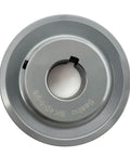 3.95 Inch OD Cast Iron V Belt Pulley With One Groove For A AX B BX 4L 5L Belts Bore And Shaft One And One Eighth Inch Keyseat One Quarter By One Eighth Rust Resistant Finish Statically Balanced Electric Motor Pulley For Real Shop Pros top view