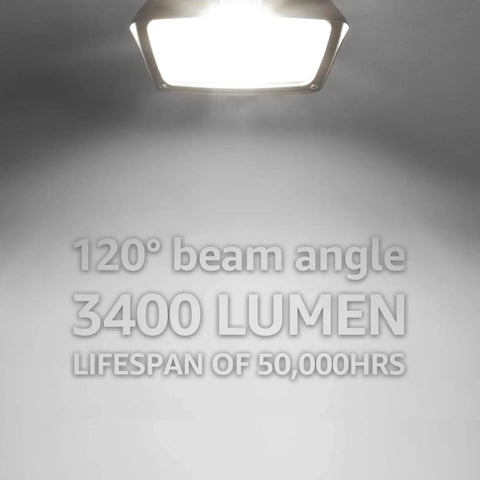 Dusk To Dawn Outdoor Flood Light With Photocell For Garage And Yard 28W 3400Lm IP65 Waterproof Exterior Lighting illuminated